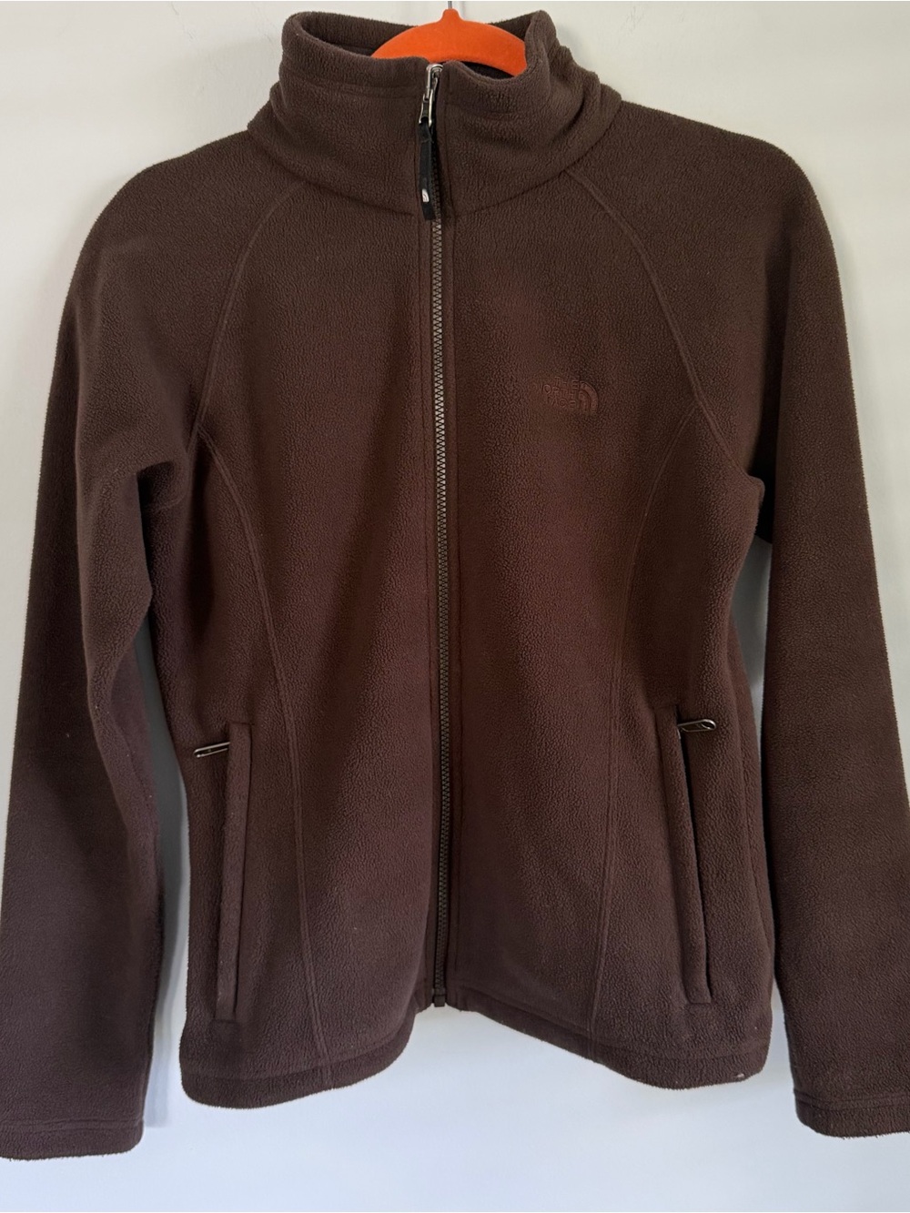 The North Face Women's Full Zip Fleece Jacket Brown Size S